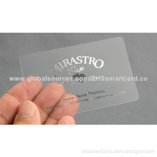 PVC prepaid card